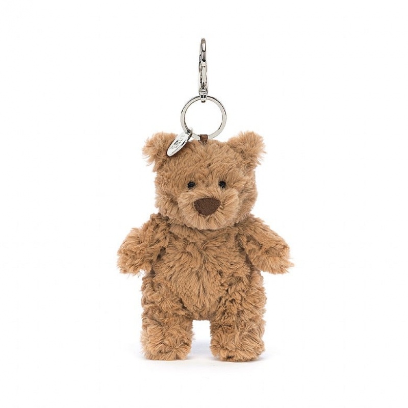 Jellycat Bartholomew Bear Bag Charm 12 CM X 6 CM, Jellycat USA | PA9152863