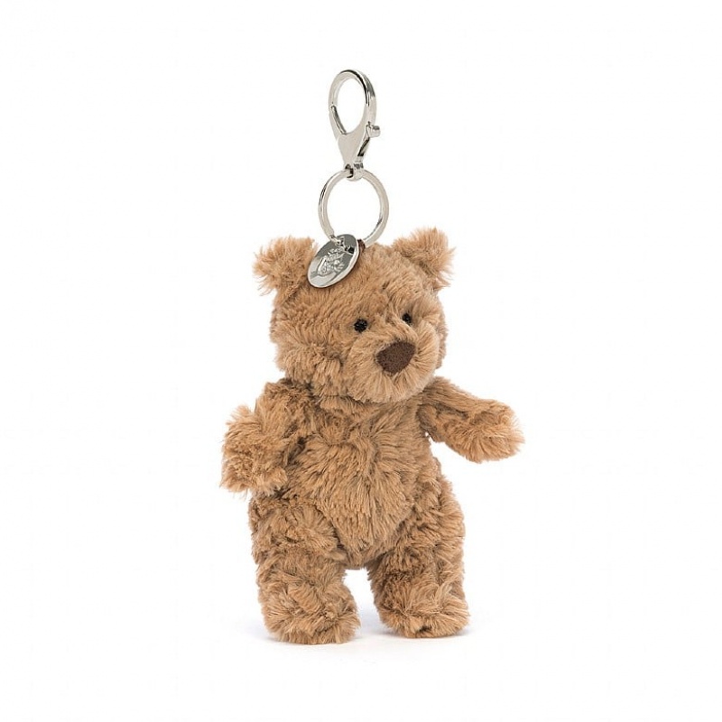 Jellycat Bartholomew Bear Bag Charm 12 CM X 6 CM, Jellycat USA | PA9152863