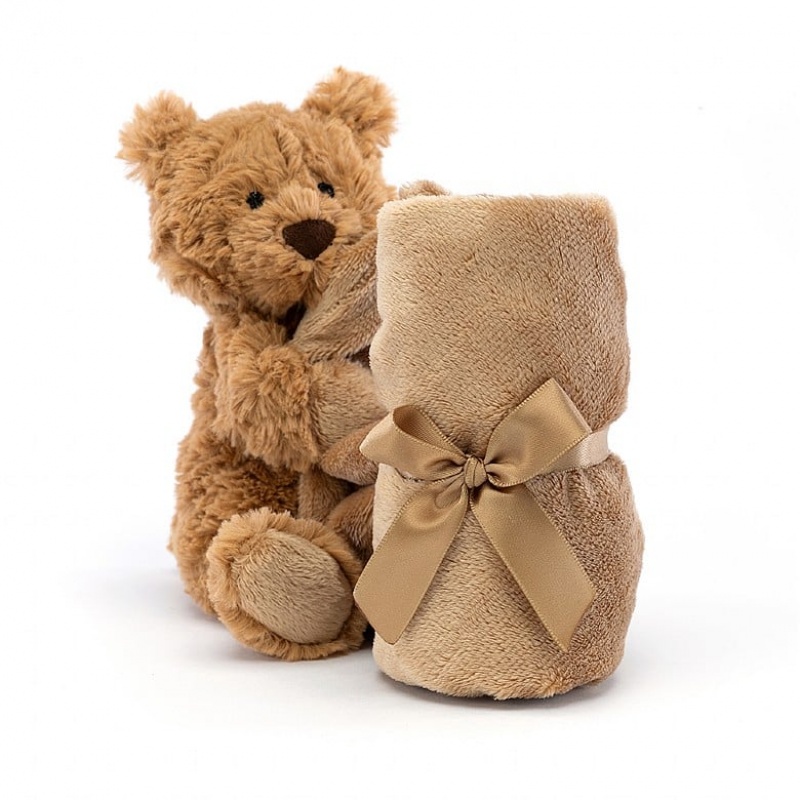 Jellycat Bartholomew Bear Soother 34 CM X 34 CM, Jellycat USA | CK3495068