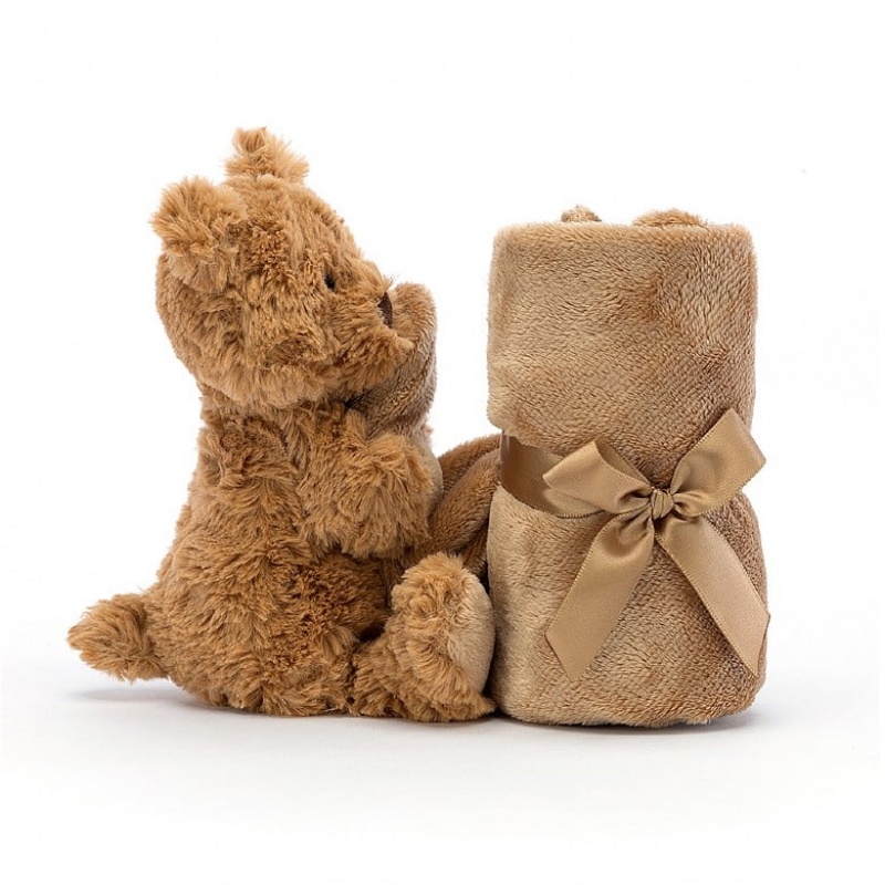 Jellycat Bartholomew Bear Soother 34 CM X 34 CM, Jellycat USA | CK3495068