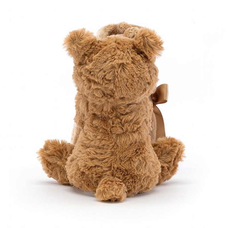 Jellycat Bartholomew Bear Soother 34 CM X 34 CM, Jellycat USA | CK3495068