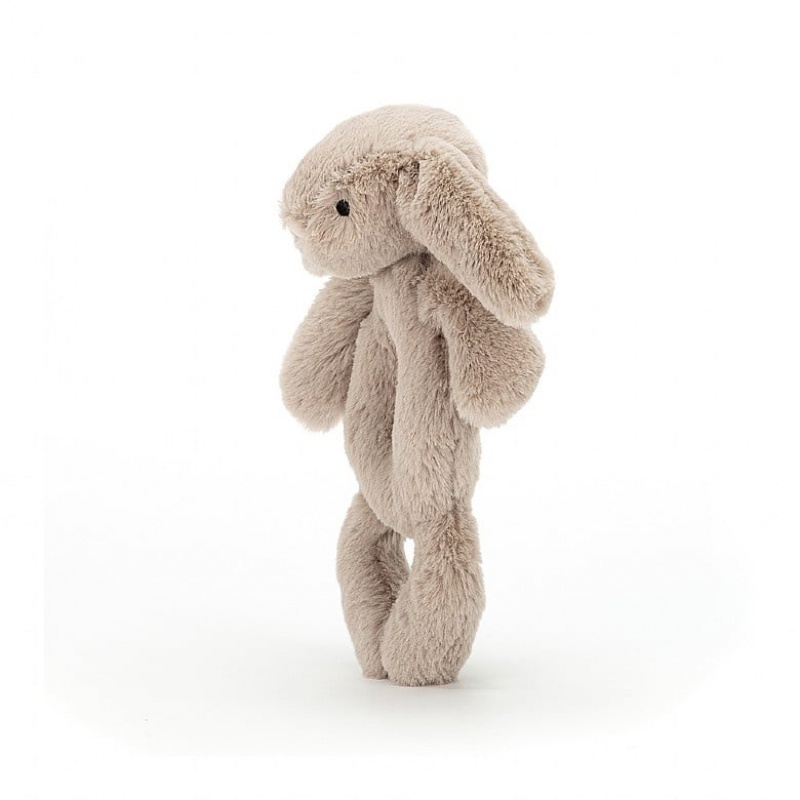 Jellycat Bashful Beige Bunny Grabber 18 CM X 7 CM, Jellycat USA | BR7512309