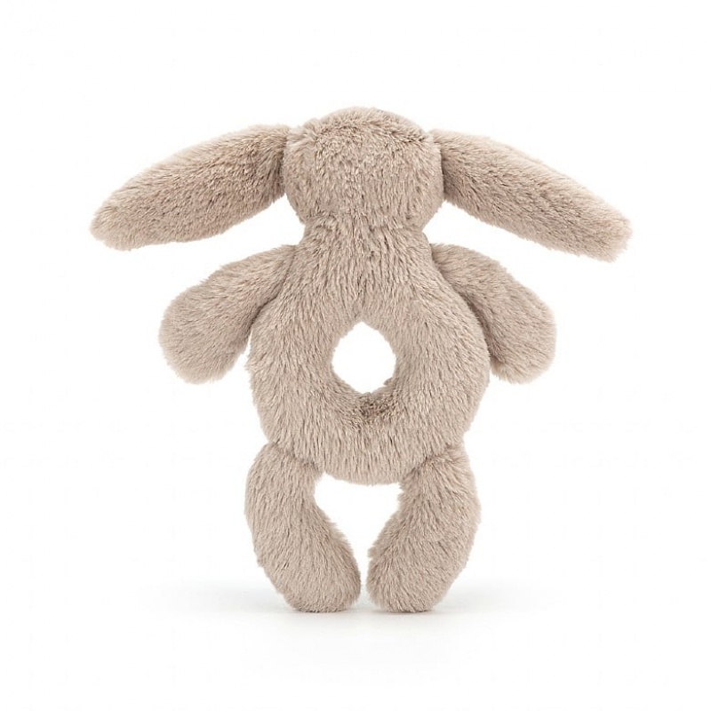 Jellycat Bashful Beige Bunny Grabber 18 CM X 7 CM, Jellycat USA | BR7512309