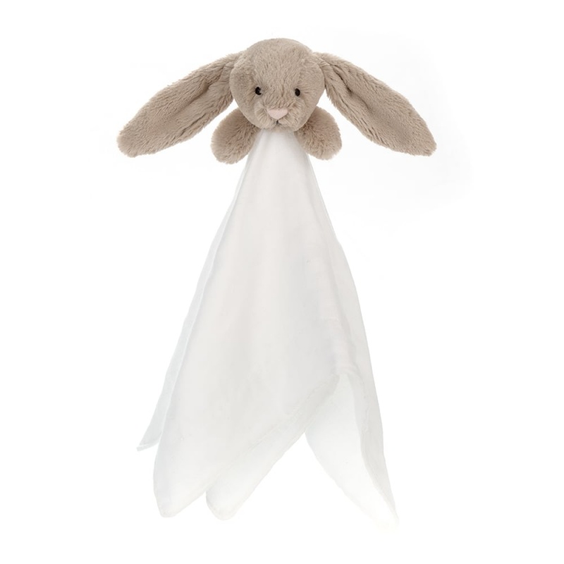 Jellycat Bashful Beige Bunny Muslin Soother 40 CM X 5 CM, Jellycat USA | OT9543067