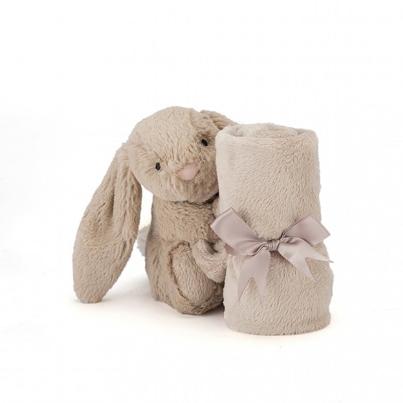 Jellycat Bashful Beige Bunny Soother 34 CM X 34 CM, Jellycat USA | AJ9325618