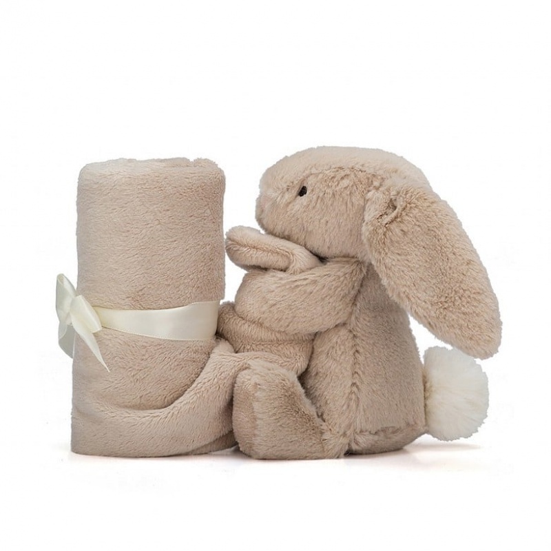 Jellycat Bashful Beige Bunny Soother 34 CM X 34 CM, Jellycat USA | AJ9325618