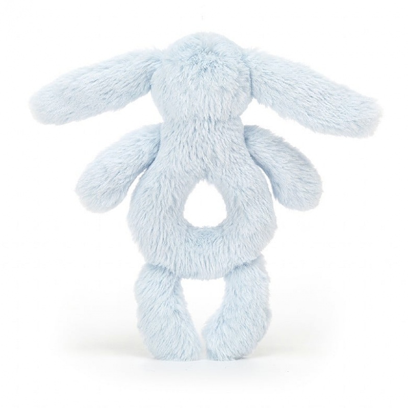 Jellycat Bashful Blue Bunny Grabber 18 CM X 7 CM, Jellycat USA | TV1786439