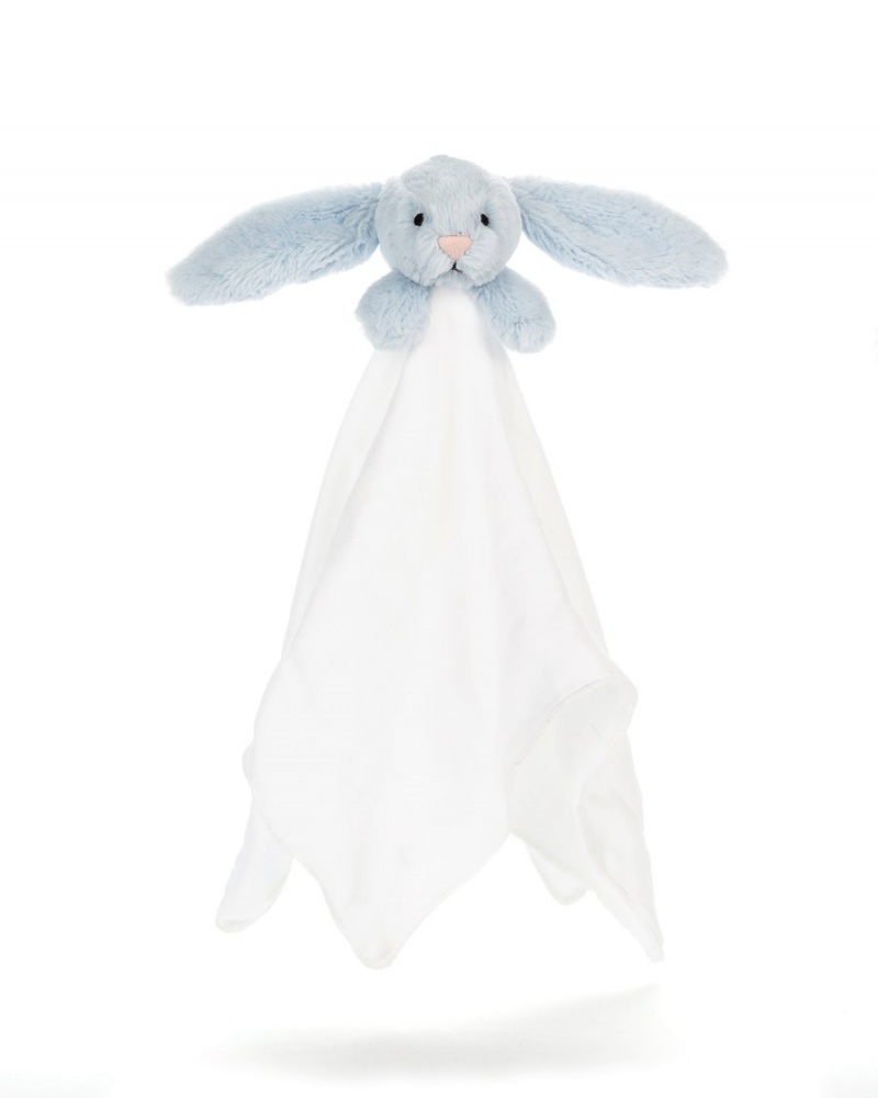 Jellycat Bashful Blue Bunny Muslin Soother 40 CM X 5 CM, Jellycat USA | KQ4709368