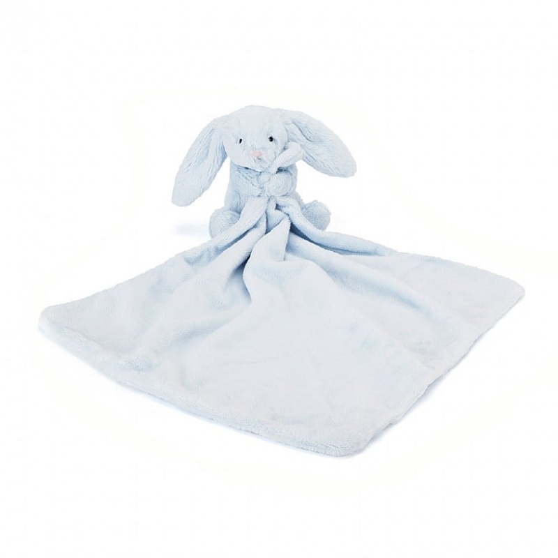 Jellycat Bashful Blue Bunny Soother 34 CM X 34 CM, Jellycat USA | GM8051723