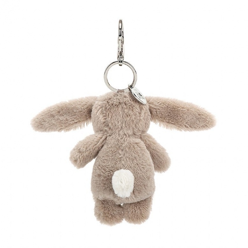 Jellycat Bashful Bunny Beige Bag Charm 17 CM X 3 CM, Jellycat USA | KY1705469