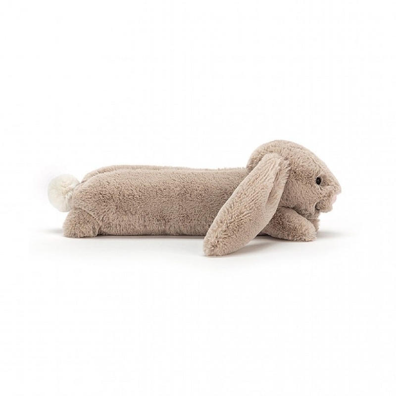 Jellycat Bashful Bunny Beige Long Bag 7 CM X 24 CM, Jellycat USA | BT5249073