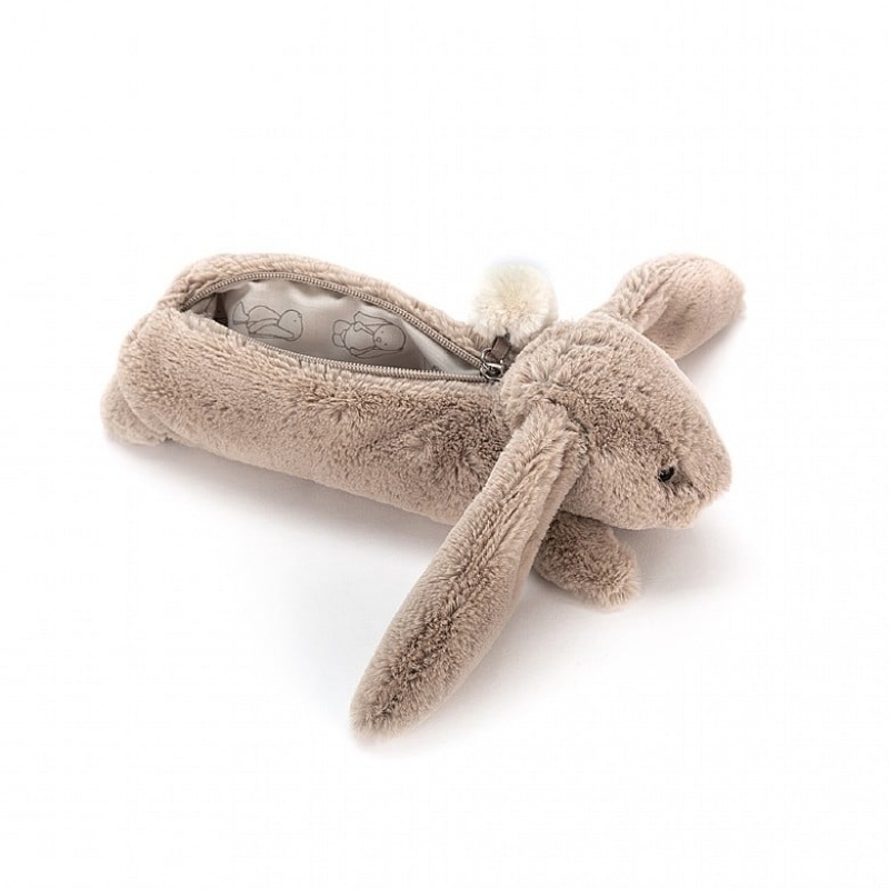 Jellycat Bashful Bunny Beige Long Bag 7 CM X 24 CM, Jellycat USA | BT5249073