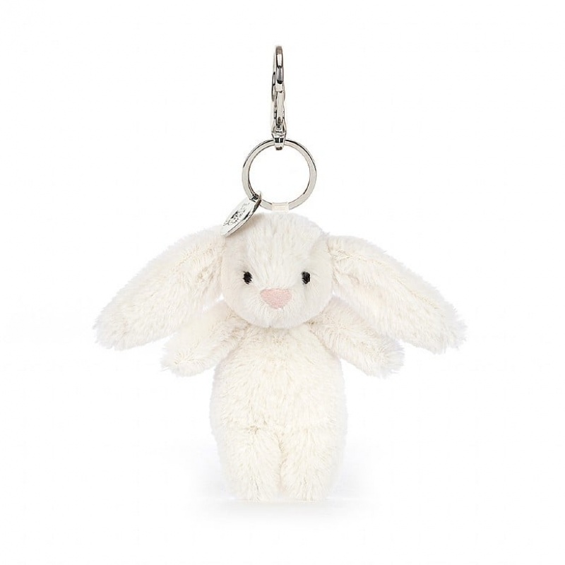 Jellycat Bashful Bunny Cream Bag Charm 17 CM X 4 CM, Jellycat USA | JH8507326