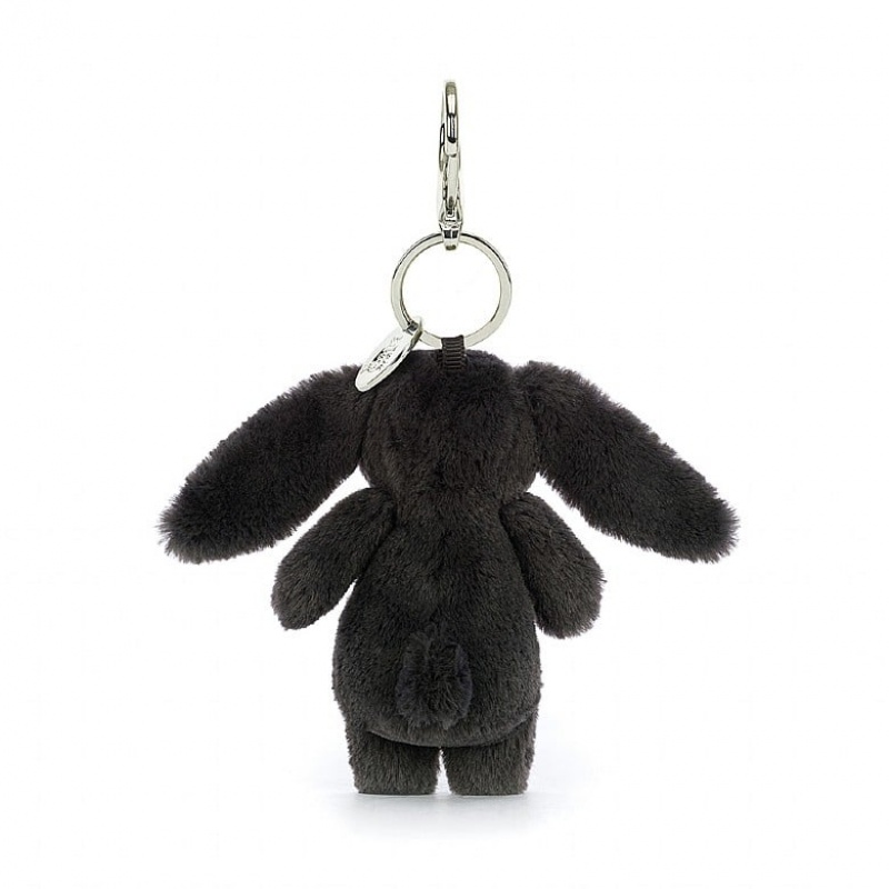 Jellycat Bashful Bunny Inky Bag Charm 17 CM X 4 CM, Jellycat USA | TG2041958