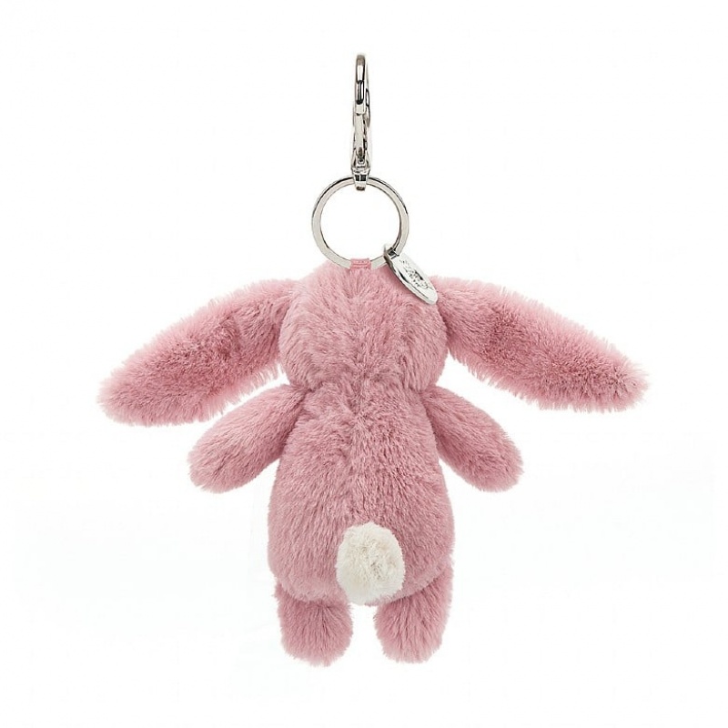 Jellycat Bashful Bunny Tulip Bag Charm 17 CM X 3 CM, Jellycat USA | IO3815924