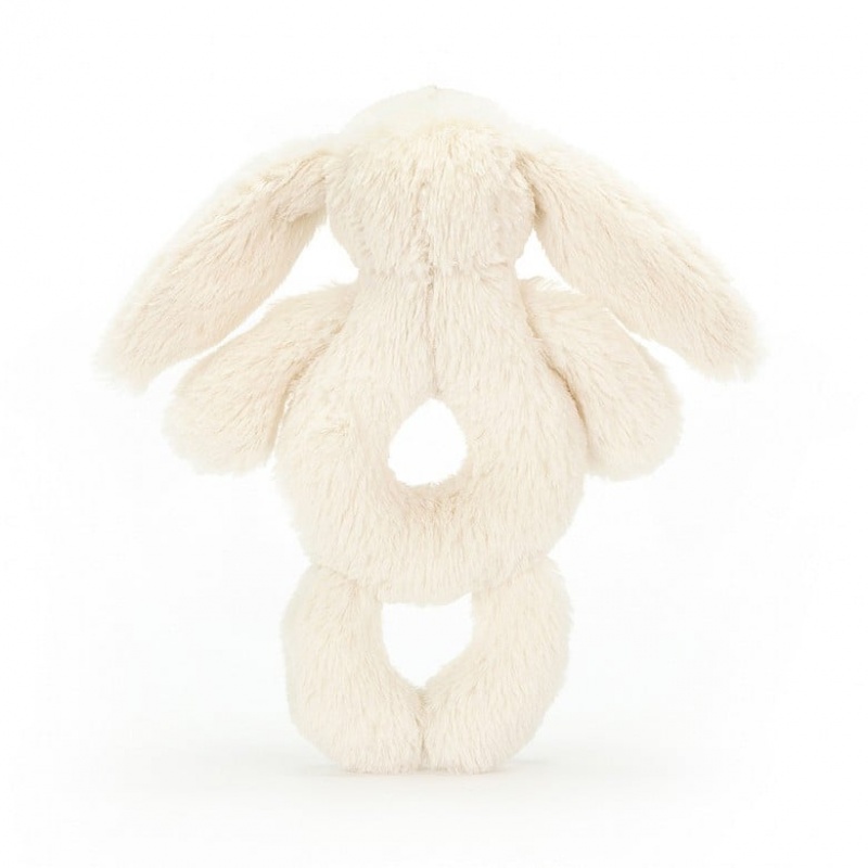 Jellycat Bashful Cream Bunny Grabber 18 CM, Jellycat USA | DQ9143507