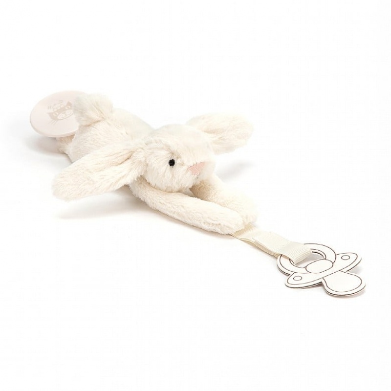 Jellycat Bashful Cream Dummy Holder 19 CM X 4 CM, Jellycat USA | SQ5724389