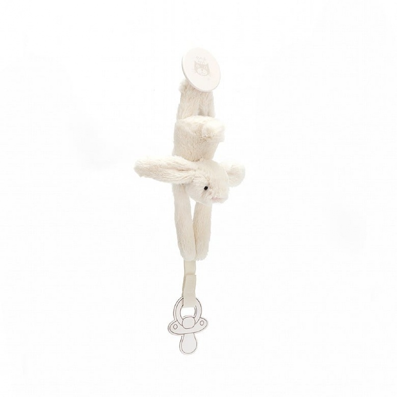 Jellycat Bashful Cream Dummy Holder 19 CM X 4 CM, Jellycat USA | SQ5724389