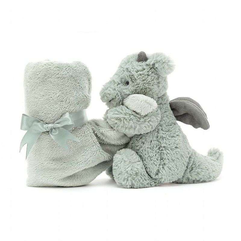 Jellycat Bashful Dragon Soother 34 CM X 34 CM, Jellycat USA | YP6548701