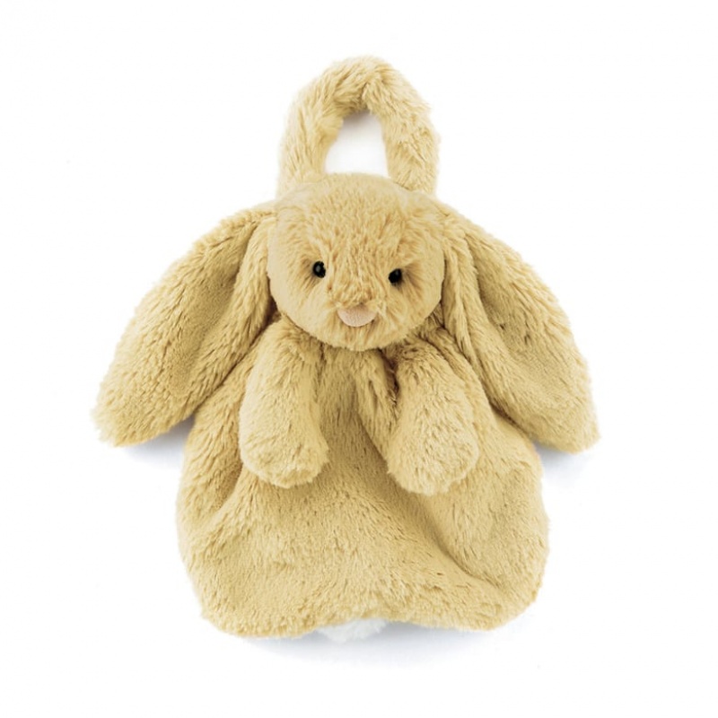 Jellycat Bashful Honey Bunny Bag 20 CM, Jellycat USA | AT2179856