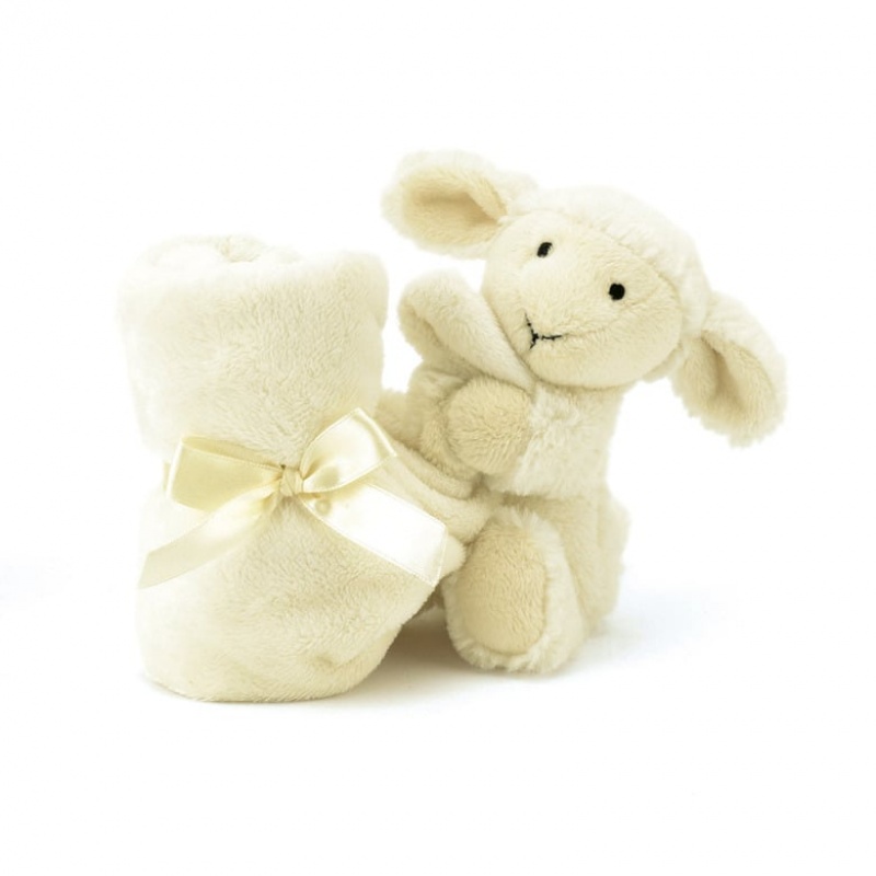 Jellycat Bashful Lamb Soother 33 CM, Jellycat USA | JG8762135