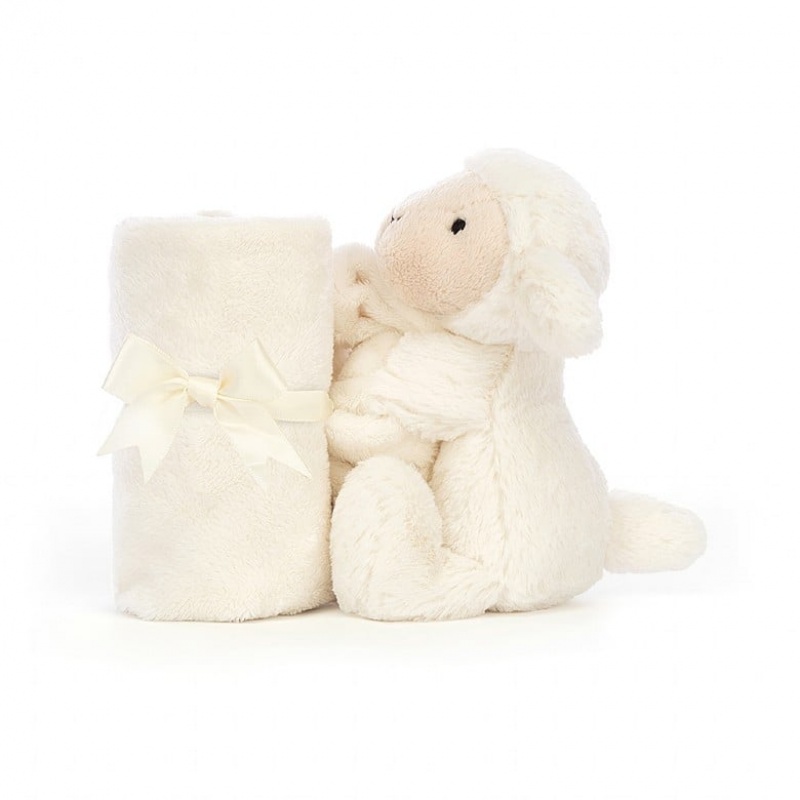 Jellycat Bashful Lamb Soother 34 CM X 34 CM, Jellycat USA | MO5428690