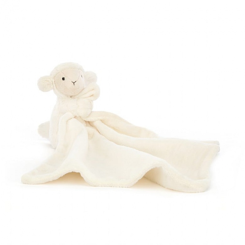 Jellycat Bashful Lamb Soother 34 CM X 34 CM, Jellycat USA | MO5428690