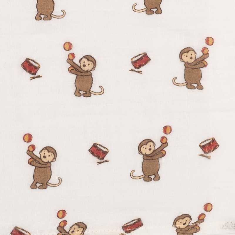 Jellycat Bashful Monkey Pair Of Muslins 70 CM X 70 CM, Jellycat USA | XQ8092134