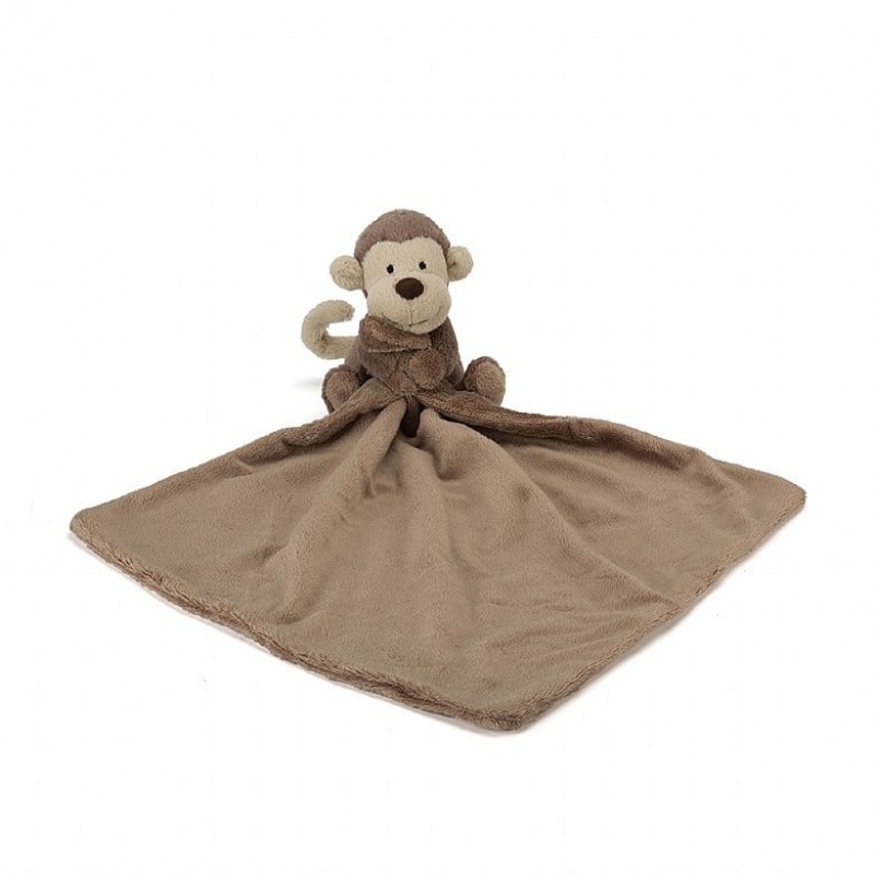 Jellycat Bashful Monkey Soother 34 CM X 34 CM, Jellycat USA | WU2480763