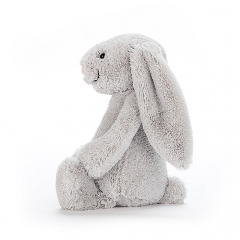 Jellycat Bashful Silver Bunny Chime 25 CM X 8 CM, Jellycat USA | XS3260184