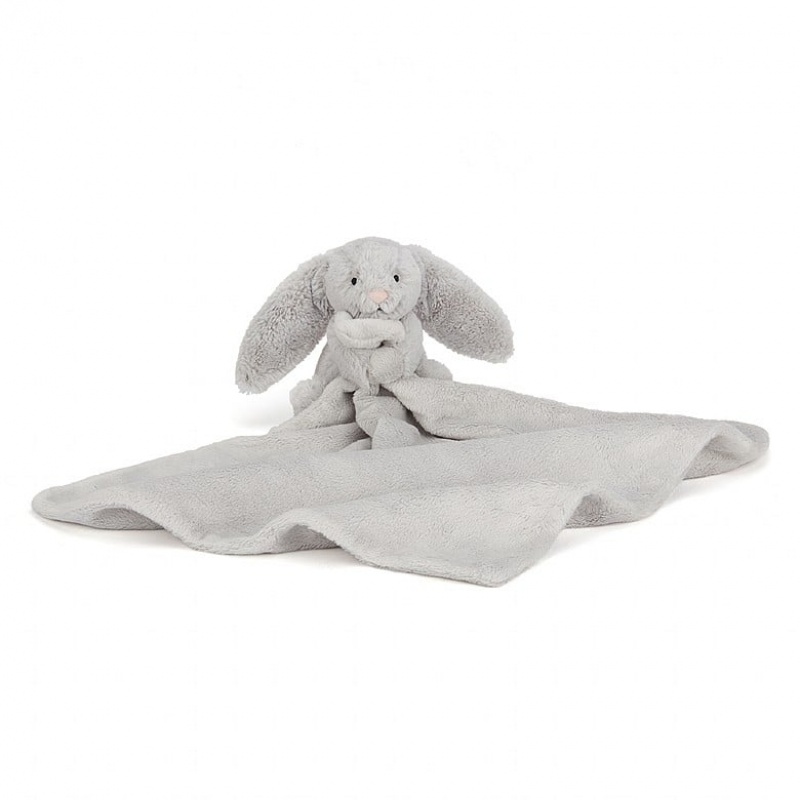 Jellycat Bashful Silver Bunny Soother 34 CM X 34 CM, Jellycat USA | YD5024683