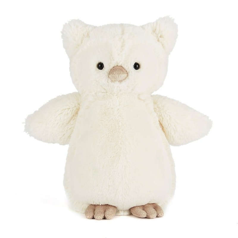 Jellycat Bashful Snowy Owl 23 CM X 13 CM, Jellycat USA | UY0812354