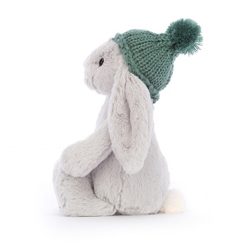 Jellycat Bashful Toasty Bunny Silver 18 CM X 9 CM, Jellycat USA | JN8314972