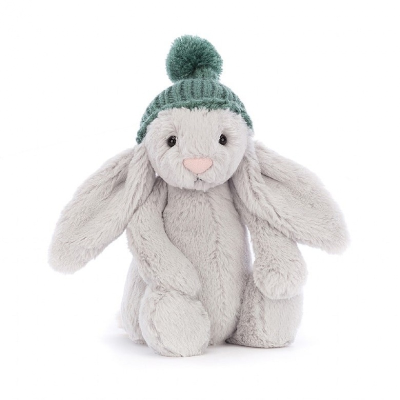 Jellycat Bashful Toasty Bunny Silver 18 CM X 9 CM, Jellycat USA | JN8314972