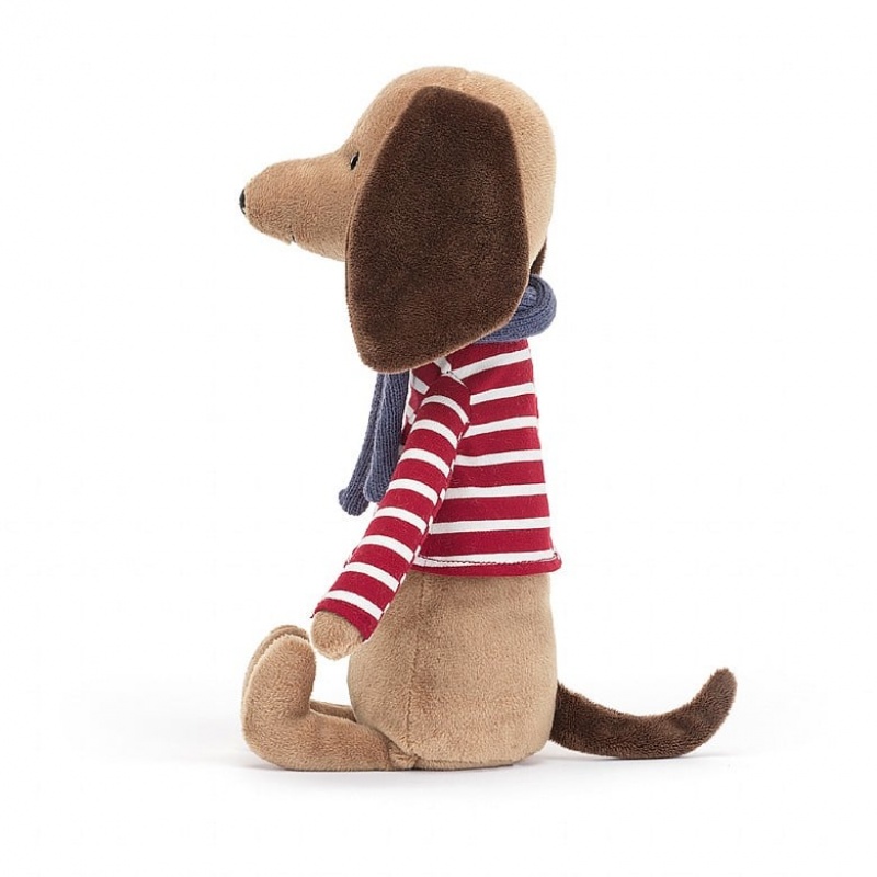 Jellycat Beatnik Buddy Sausage Dog 27 CM X 7 CM, Jellycat USA | YV1460723