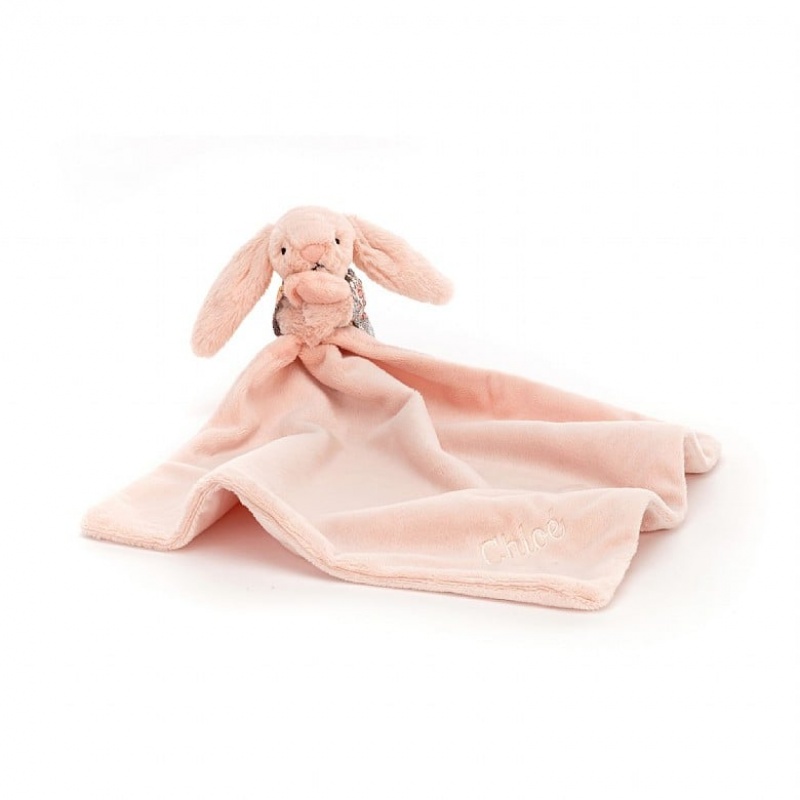 Jellycat Bedtime Blossom Blush Bunny Soother 34 CM X 34 CM, Jellycat USA | JN3972518