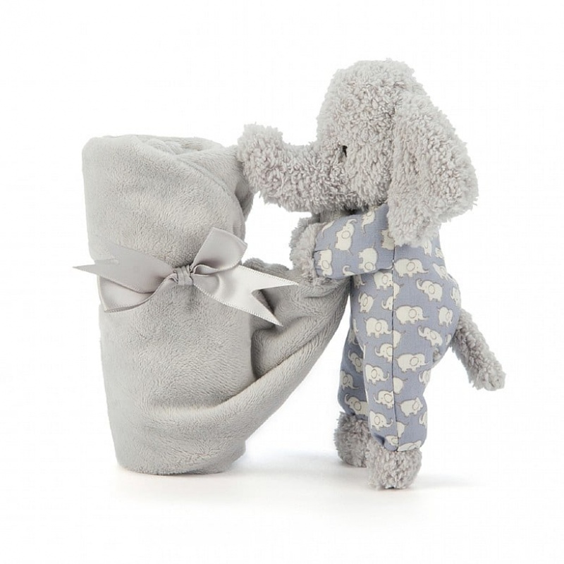 Jellycat Bedtime Elephant Soother 34 CM, Jellycat USA | EM1825769