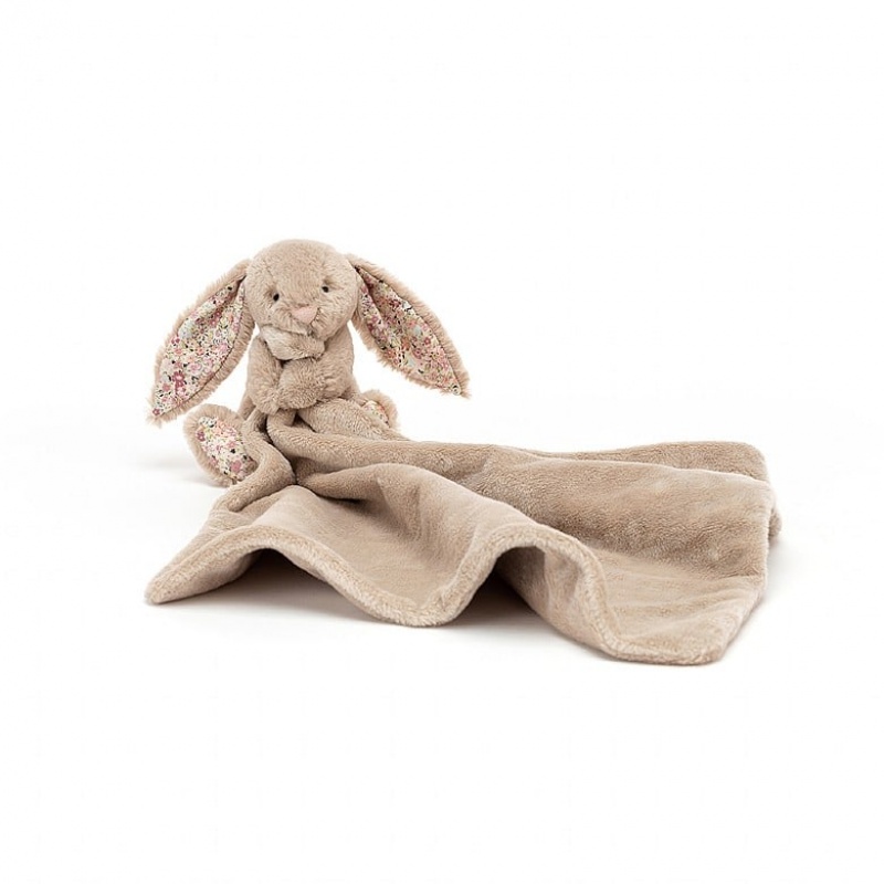 Jellycat Blossom Bea Beige Bunny Soother 34 CM X 34 CM, Jellycat USA | CJ7320891