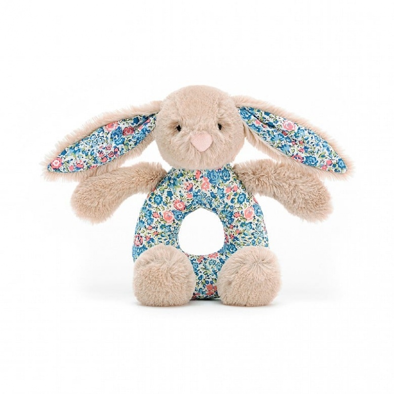 Jellycat Blossom Beige Bunny Grabber 13 CM X 8 CM, Jellycat USA | MS6732415