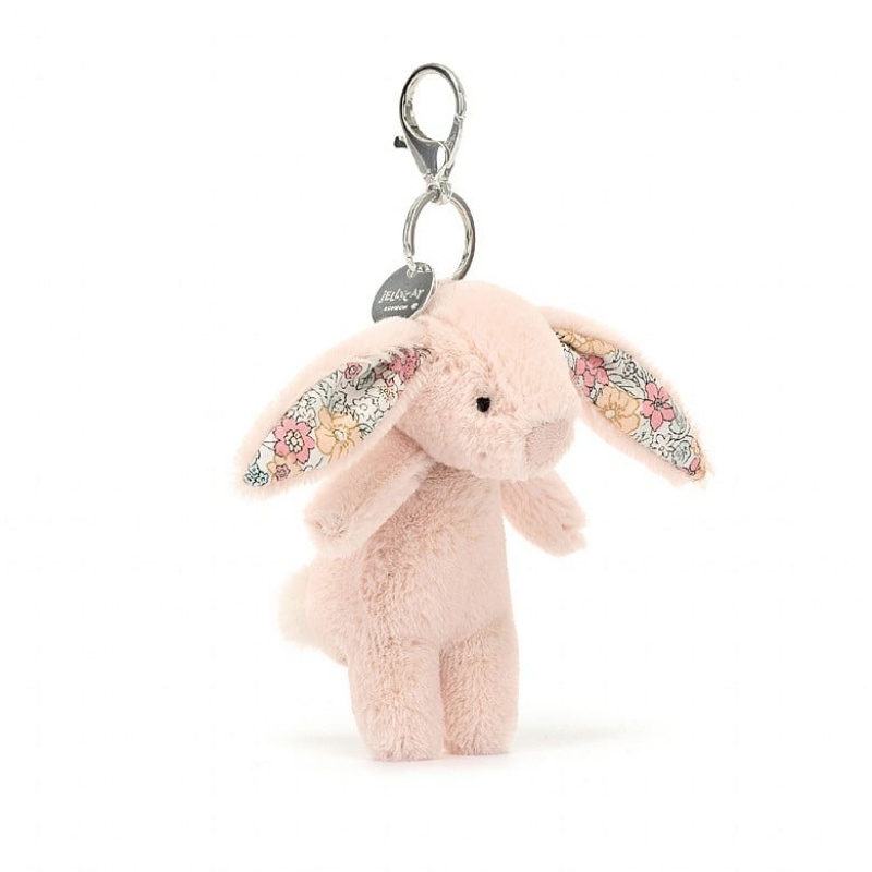 Jellycat Blossom Blush Bunny Bag Charm 17 CM X 4 CM, Jellycat USA | AY2918463