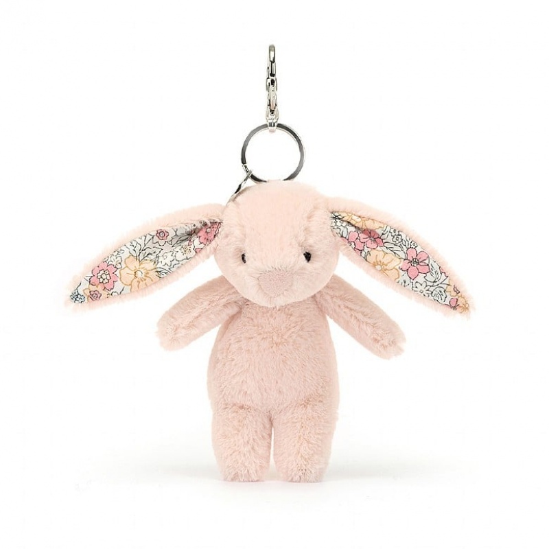 Jellycat Blossom Blush Bunny Bag Charm 17 CM X 4 CM, Jellycat USA | AY2918463