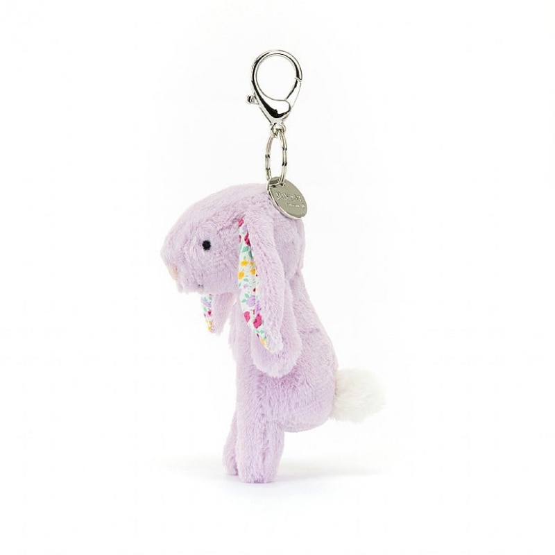 Jellycat Blossom Jasmine Bunny Bag Charm 17 CM X 4 CM, Jellycat USA | LV3467850