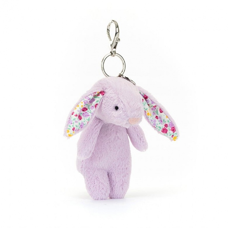 Jellycat Blossom Jasmine Bunny Bag Charm 17 CM X 4 CM, Jellycat USA | LV3467850