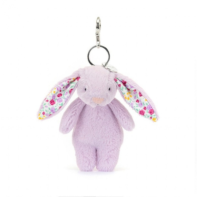 Jellycat Blossom Jasmine Bunny Bag Charm 17 CM X 4 CM, Jellycat USA | LV3467850