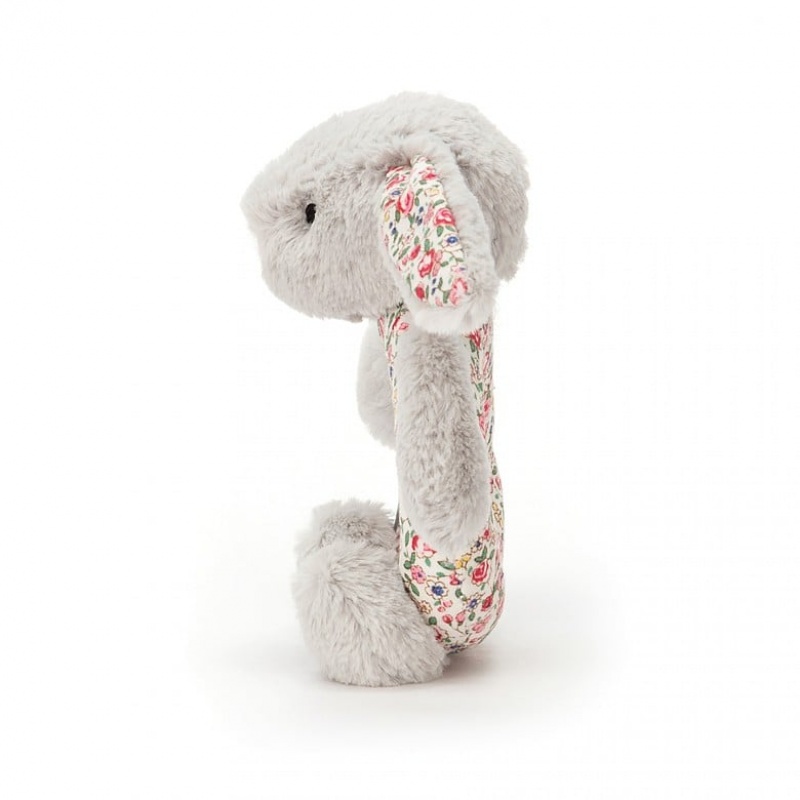 Jellycat Blossom Silver Bunny Grabber 13 CM, Jellycat USA | UN5421768