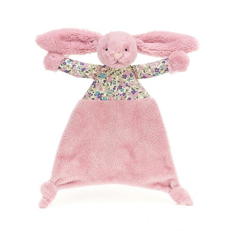 Jellycat Blossom Tulip Bunny Comforter 25 CM X 22 CM, Jellycat USA | QK1507649