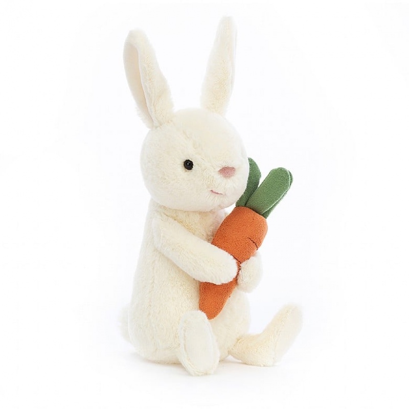 Jellycat Bobbi Bunny with Carrot 18 CM X 7 CM, Jellycat USA | GA9425103