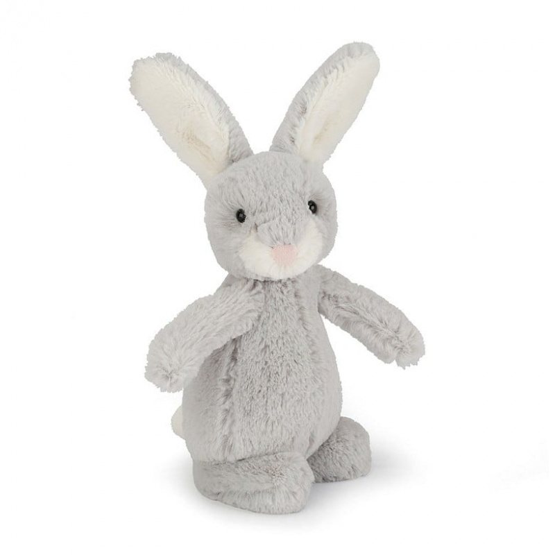 Jellycat Bobtail Bunny Silver 17 CM X 8 CM, Jellycat USA | VF8246513