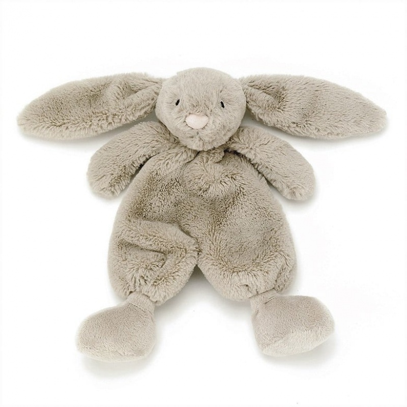 Jellycat Boubou Beige Bunny Soother 22 CM, Jellycat USA | DB6194850