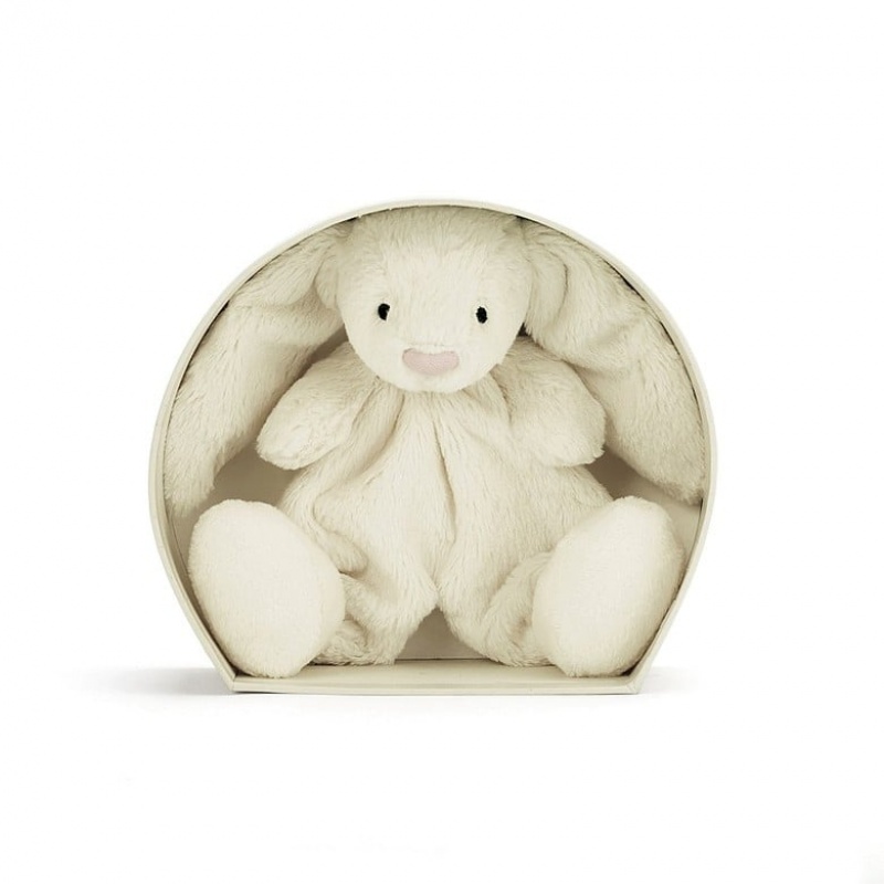 Jellycat Boubou Cream Bunny Soother 22 CM, Jellycat USA | MJ4058963